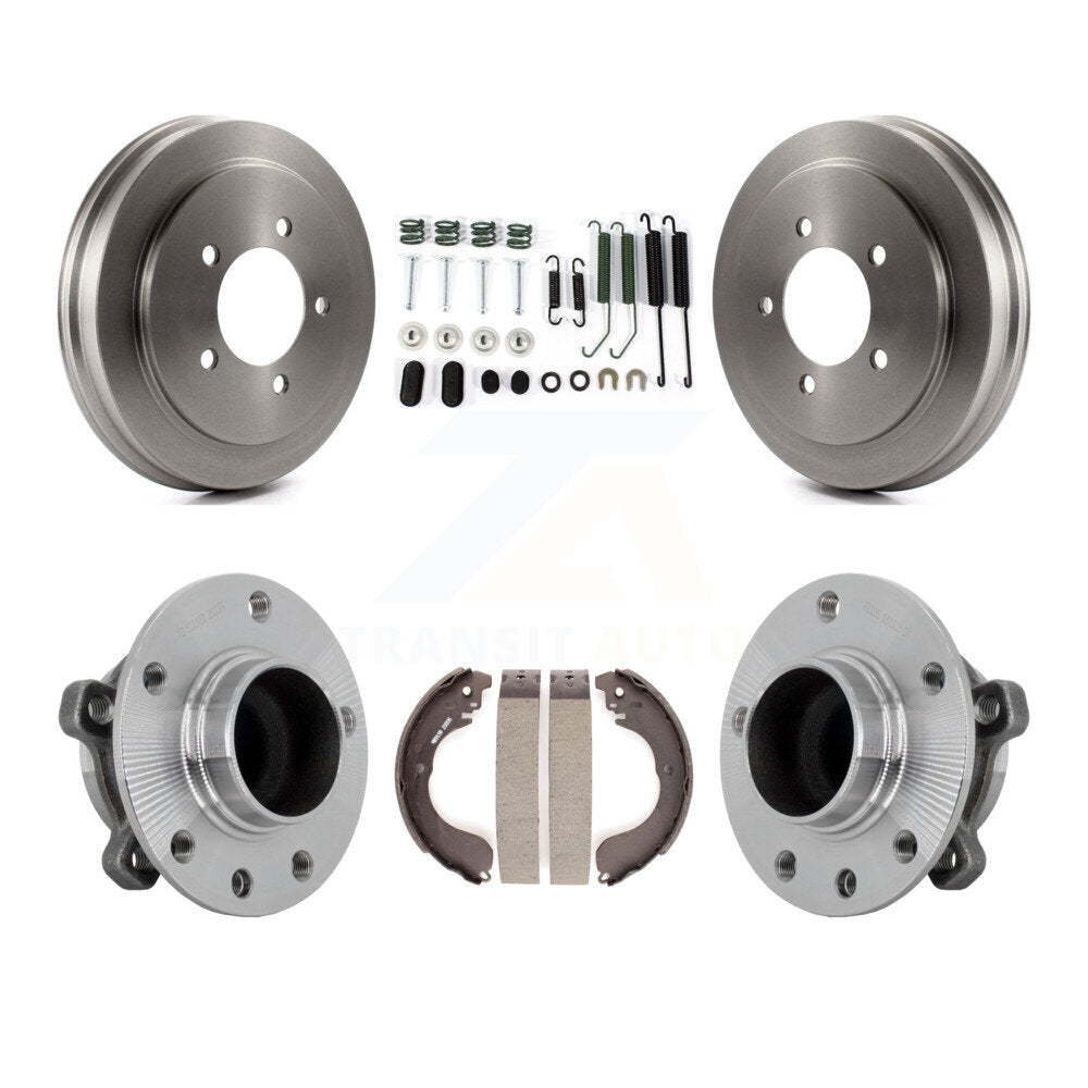 Brake Drum Shoe Hardware And Hub Bearing Assembly Rear Kit For Jeep Compass