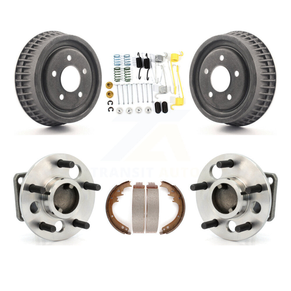 Brake Drum Shoe Hardware And Hub Bearing Rear Kit For Buick Electra LeSabre