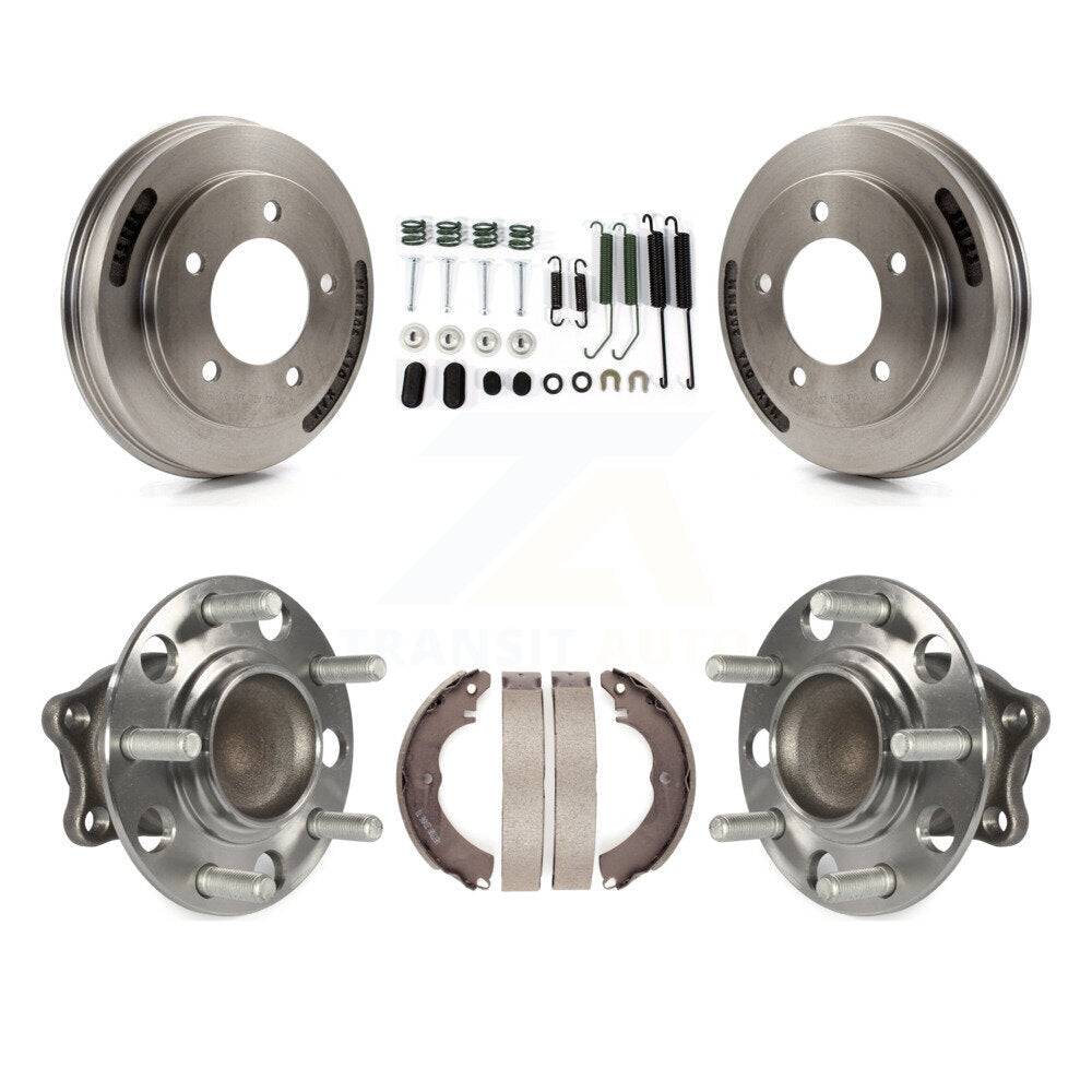 Brake Drum Shoe Hardware And Hub Bearing Assembly Rear Kit For Mitsubishi Lancer
