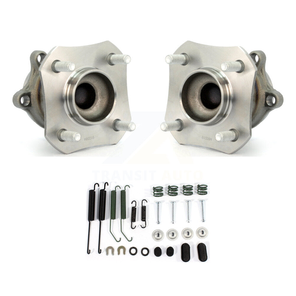 Brake Drum Hardware Hub Bearing Rear Kit For Nissan Sentra 2.0L with 4-Wheel ABS
