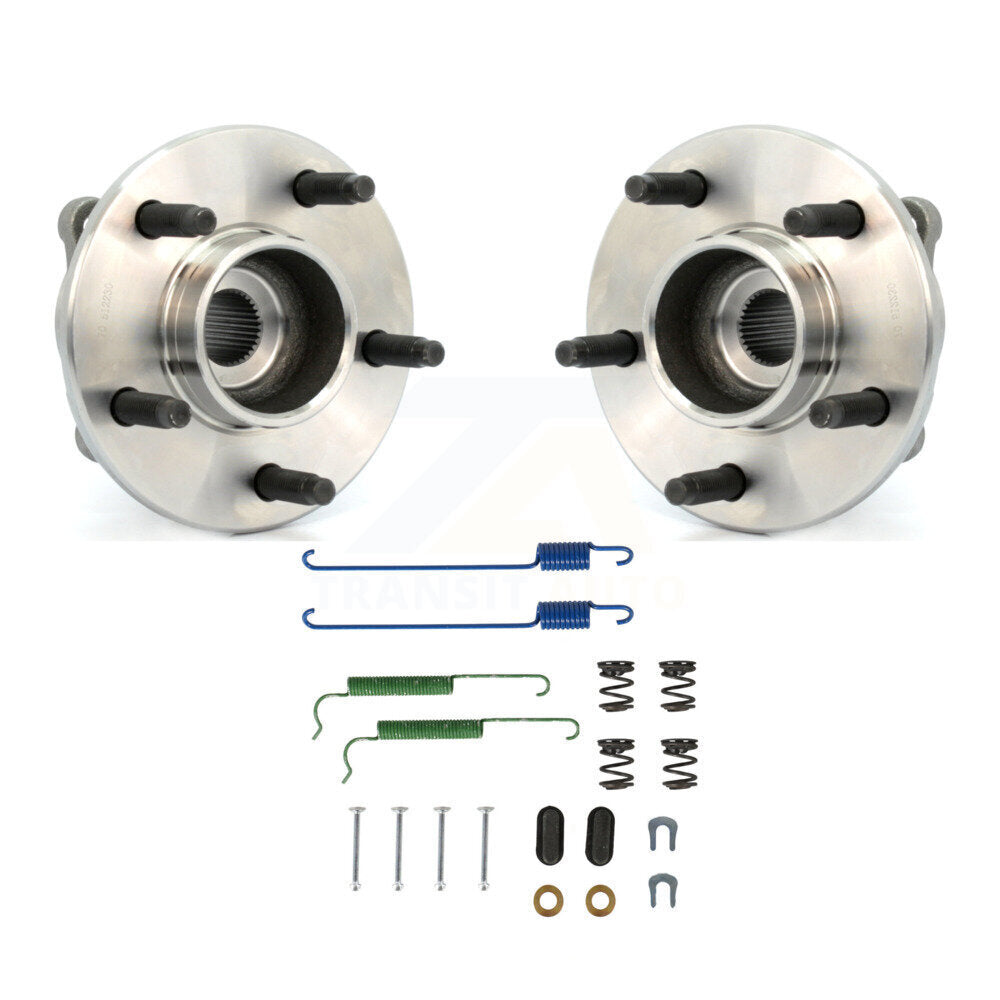 Brake Drum Hardware Hub Bearing Rear Kit For Saturn Vue Pontiac Torrent Equinox