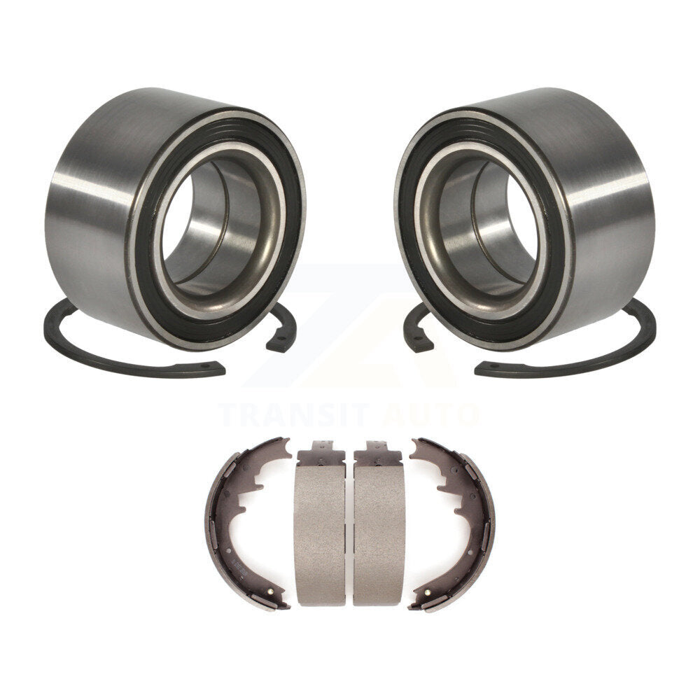 Brake Drum Shoes & Bearing Rear Kit For 98-02 Ford Ranger With 10" Diameter