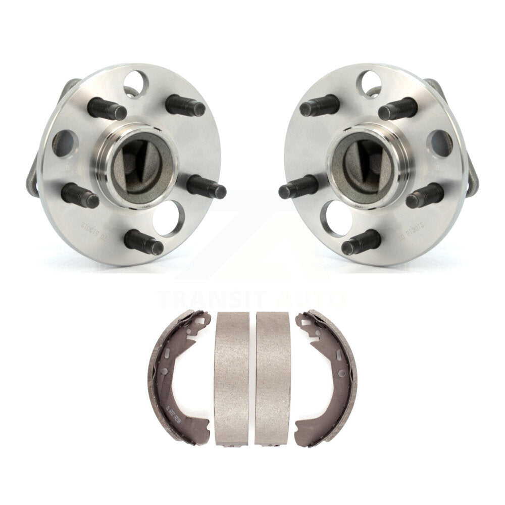 Brake Drum Shoes And Hub Bearing Rear Kit For 2003 Chevrolet Cavalier Non-ABS