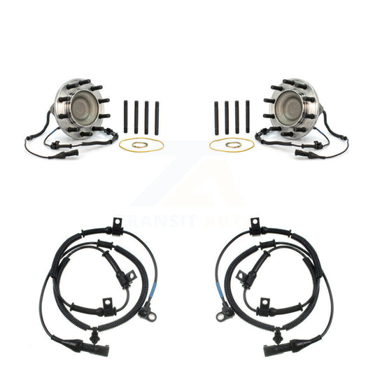 Wheel Hub Bearing & Extra Sensor Front Kit For Ford F-550 Super Duty F-450 4 X 2