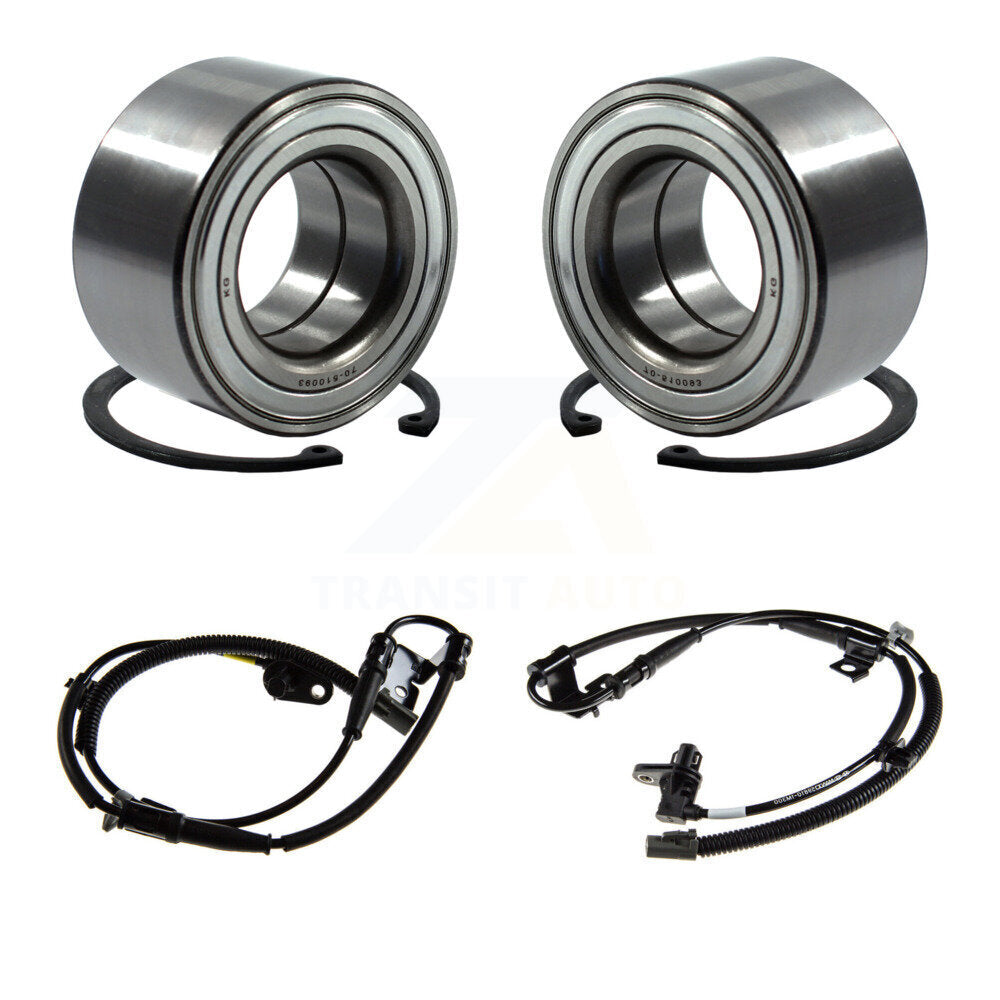 Wheel Bearing And ABS Sensor Front Kit For Kia Forte Koup Forte5 with Harness