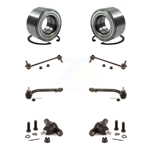Bearing Lower Ball Joint Outer Tie Rod Link Front Kit (8Pc) For Hyundai Elantra