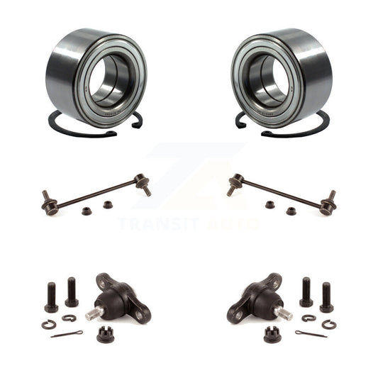 Wheel Bearing Lower Ball Joint Link Front Kit For Hyundai Elantra Kia Forte Koup