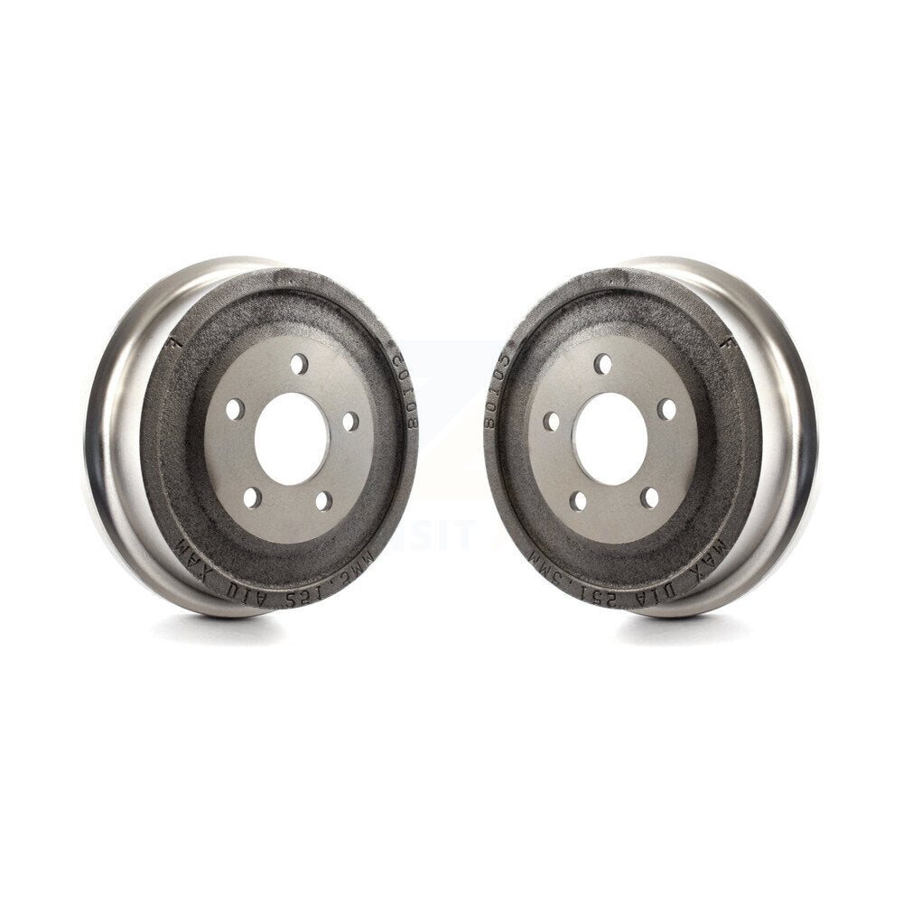 Brake Drums Rear Pair For Saturn Vue Chevrolet Equinox Pontiac Torrent Aztek