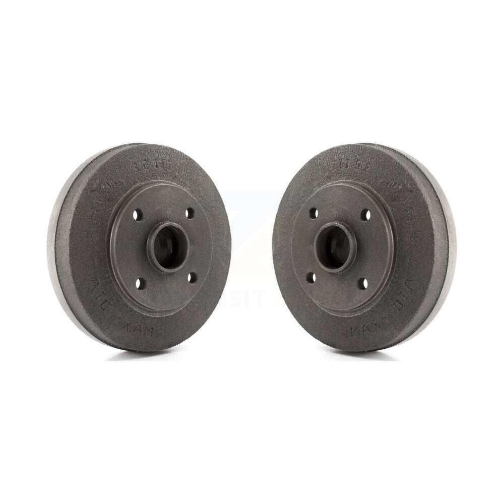Brake Drums Rear Pair For 2003-2005 Kia Rio 4-Wheel ABS
