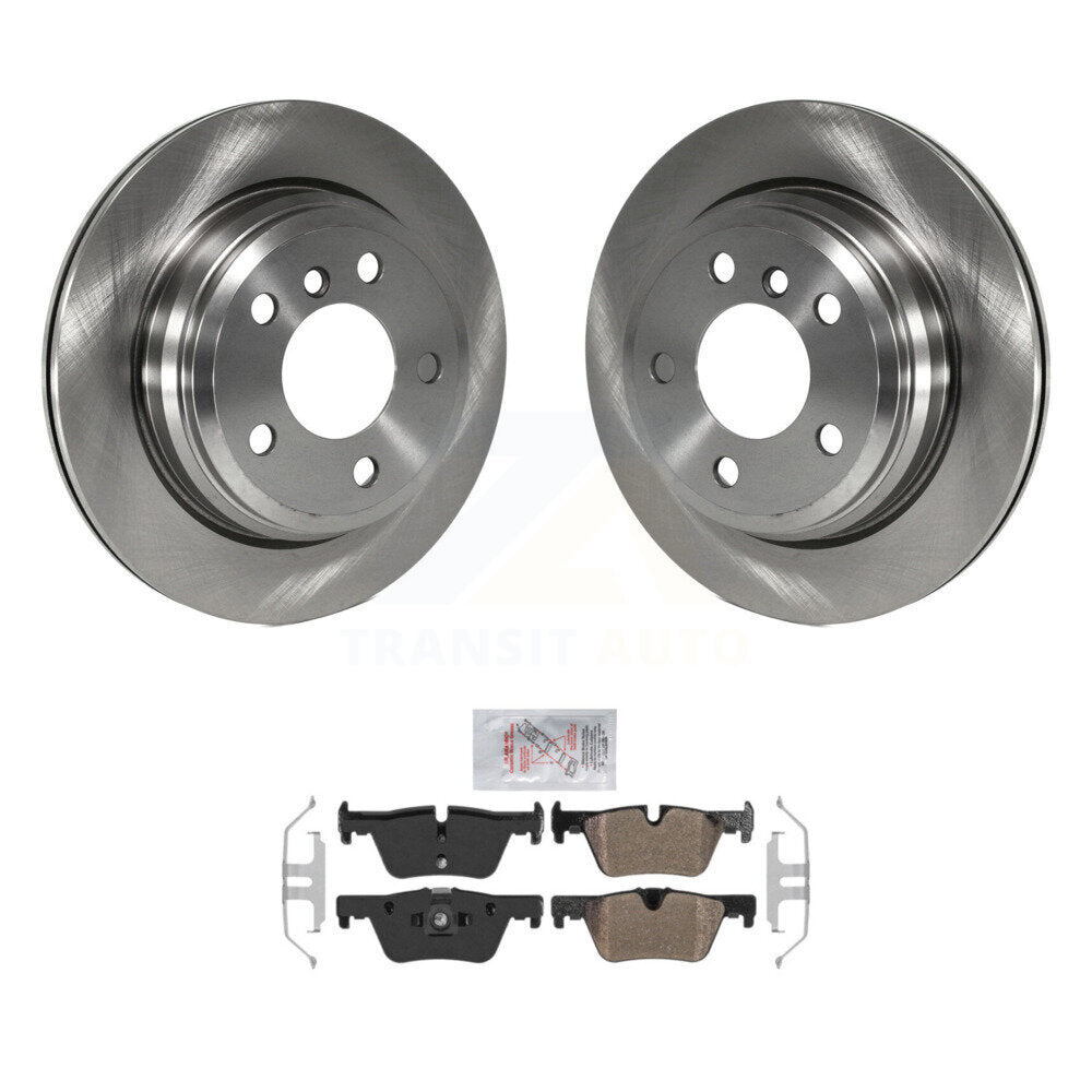 Brake Rotor & Semi-Metallic Pad Rear Kit For BMW 328i xDrive 330i 320i 428i 328d