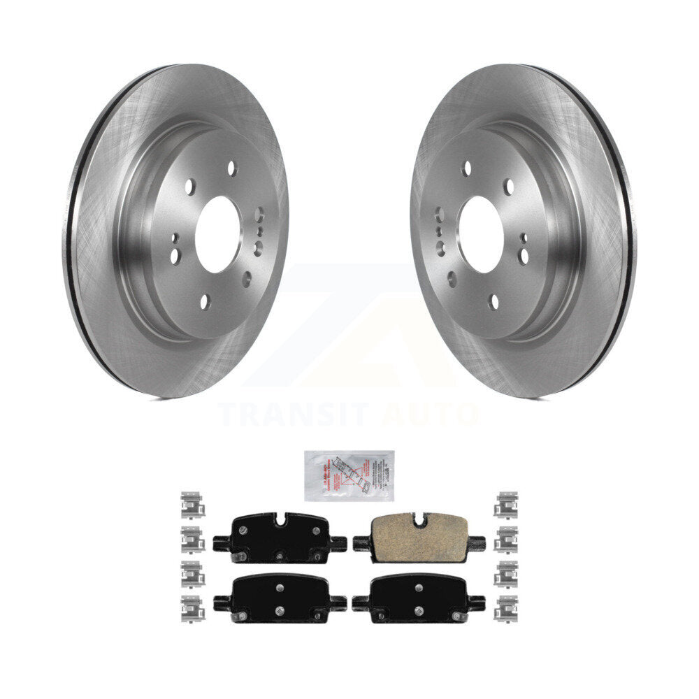 Brake Rotor & Ceramic Pad Rear Kit For Chevrolet GMC Silverado 1500 Sierra Yukon