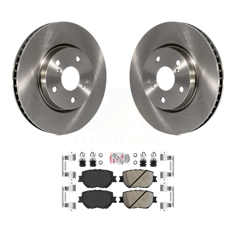 Disc Brake Rotors And Ceramic Pads Front Kit For Lexus IS250