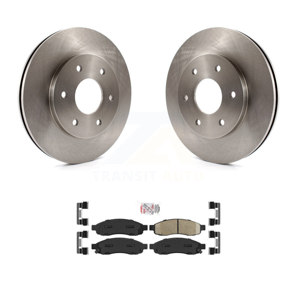 Brake Rotors & Ceramic Pad Front Kit For Nissan TITAN Pathfinder Armada INFINITI