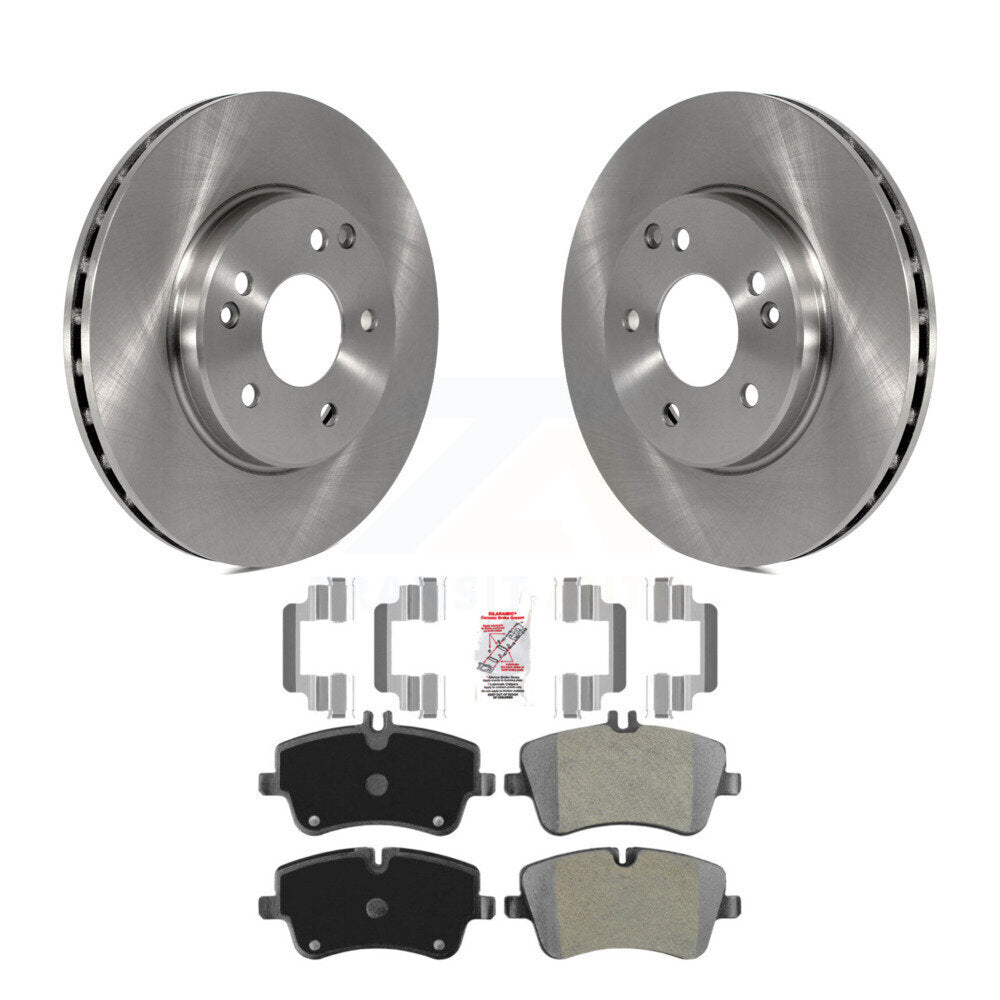 Disc Brake Rotors And Semi-Metallic Pads Front Kit For Mercedes-Benz C230 C240