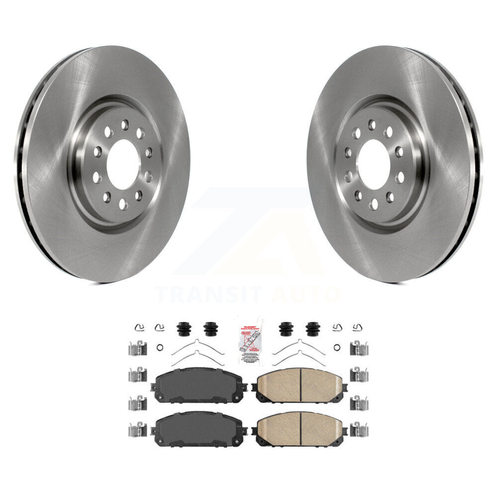 Disc Brake Rotors And Ceramic Pads Front Kit For Jeep Cherokee
