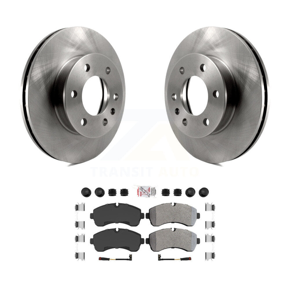 Brake Rotor And Semi-Metallic Pad Front Kit For Mercedes-Benz Sprinter 2500 3500