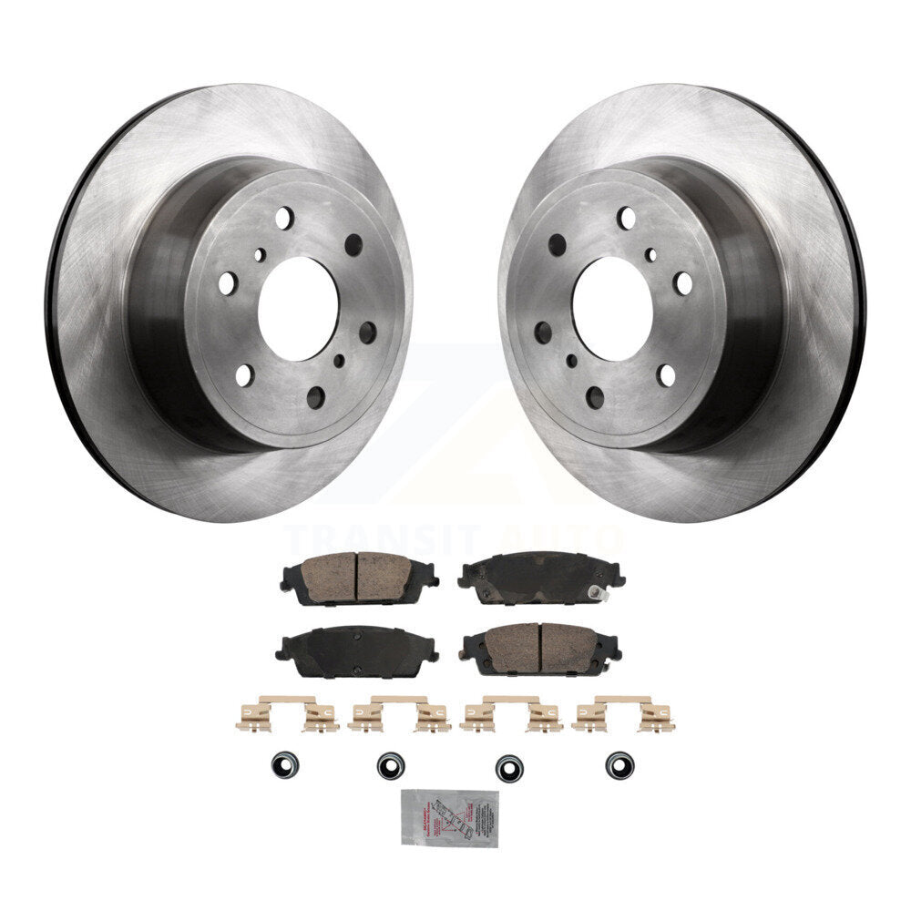 Brake Rotor & Ceramic Pad Rear Kit For Chevrolet GMC Silverado 1500 Sierra Tahoe