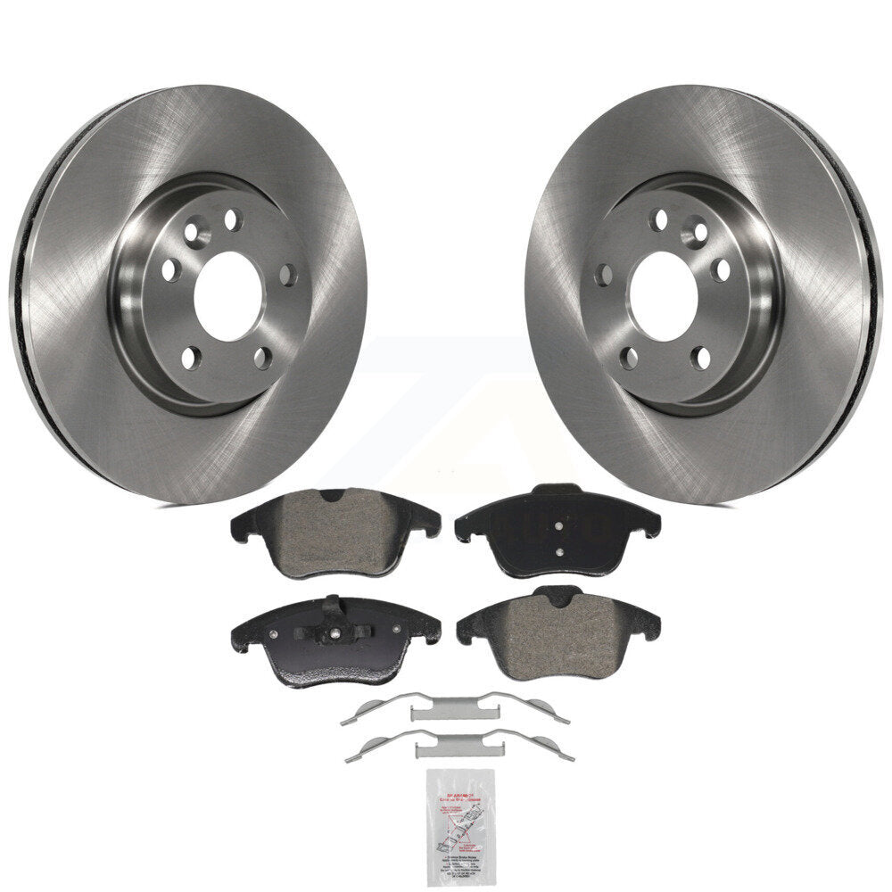 Brake Rotor & Semi-Metallic Pad Front Kit For Volvo Land Rover Range Evoque XC70
