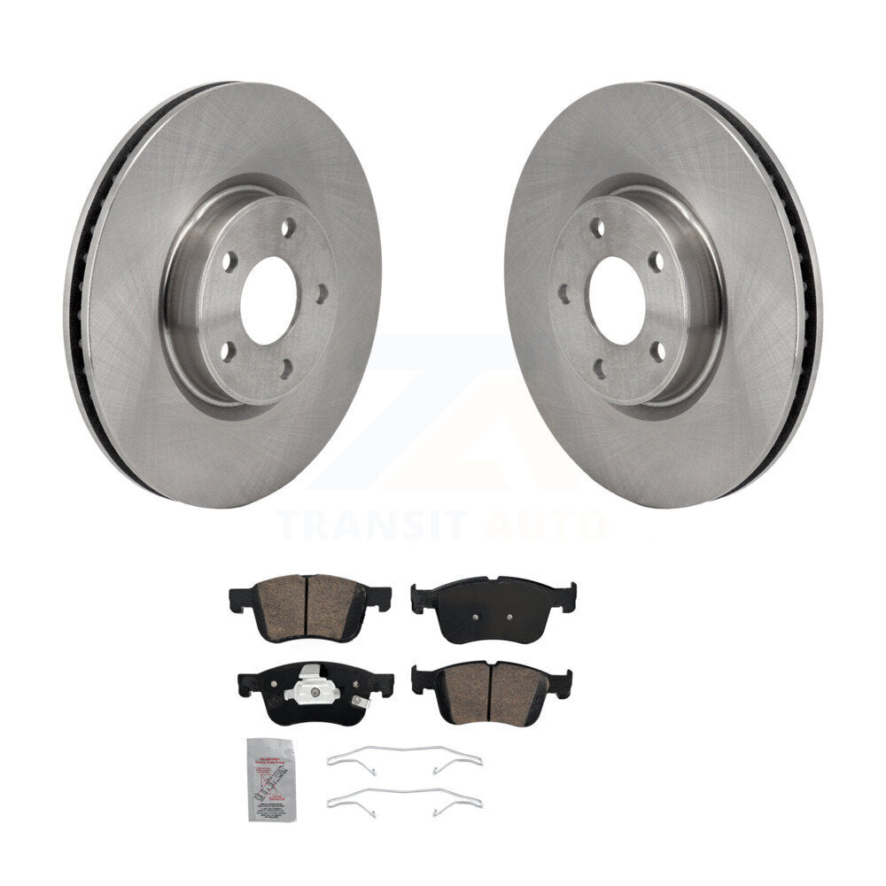Brake Rotor & Ceramic Pad Front Kit For Ford Escape Bronco Sport Lincoln Corsair