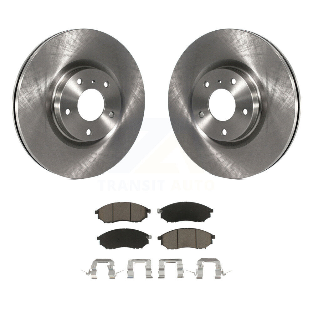 Brake Rotor & Ceramic Pad Front Kit For INFINITI Nissan Murano G37 G35 EX35 370Z