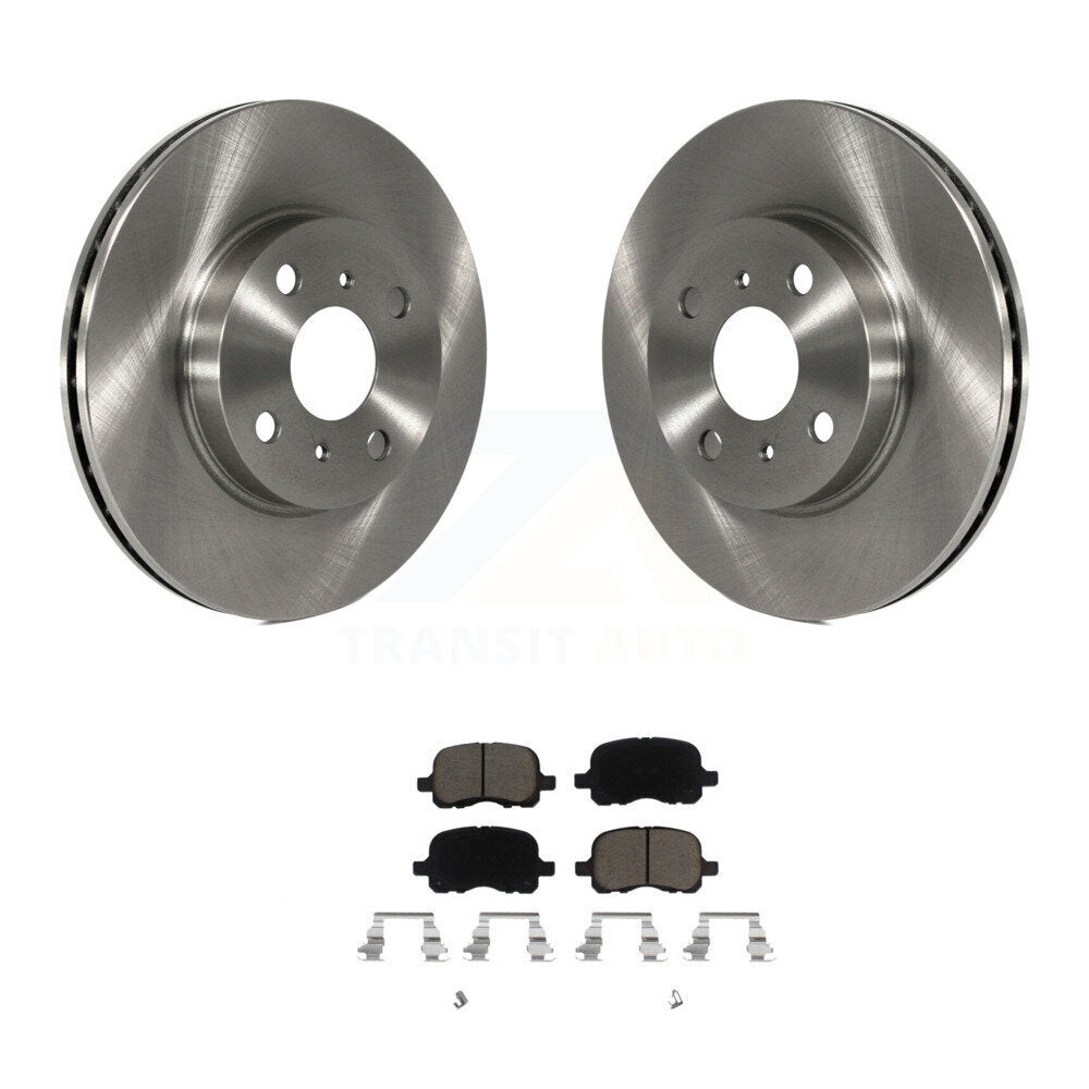 Brake Rotor & Ceramic Pad Front Kit For 1998-2002 Toyota Corolla Chevrolet Prizm
