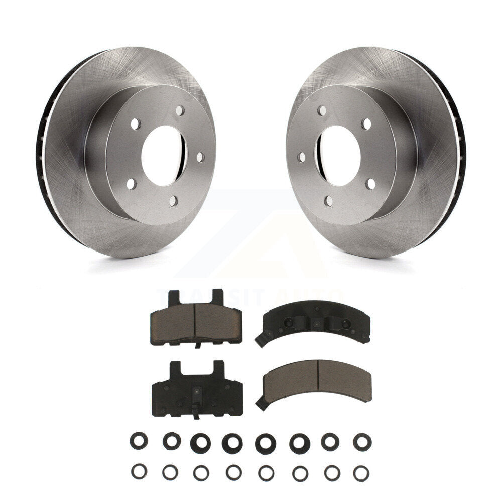 Brake Rotor & Ceramic Pad Front Kit For 1990-2002 Chevrolet Astro GMC Safari AWD