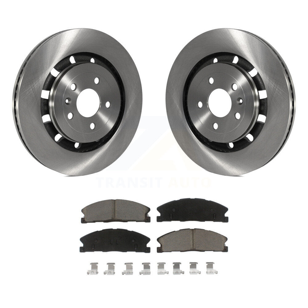 Brake Rotor & Ceramic Pad Front Kit For Ford Explorer Flex Taurus Police Utility