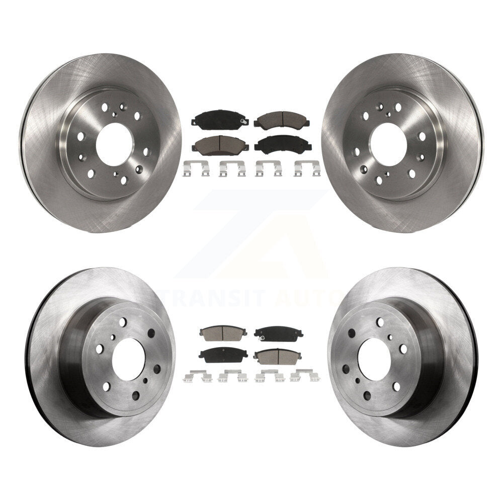 Brake Rotor & Ceramic Pad Front Rear Kit For Chevrolet Avalanche Cadillac GMC XL