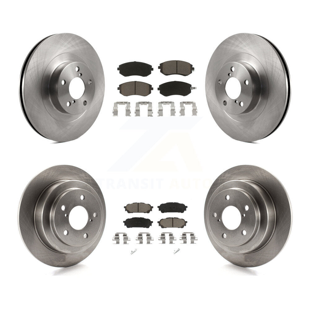 Brake Rotor And Ceramic Pad Front Rear Kit For Subaru Forester Impreza Saab 9-2X