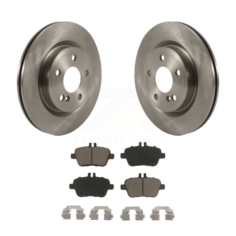 Brake Rotor & Ceramic Pad Rear Kit For Mercedes-Benz GLA250 CLA250 INFINITI QX30