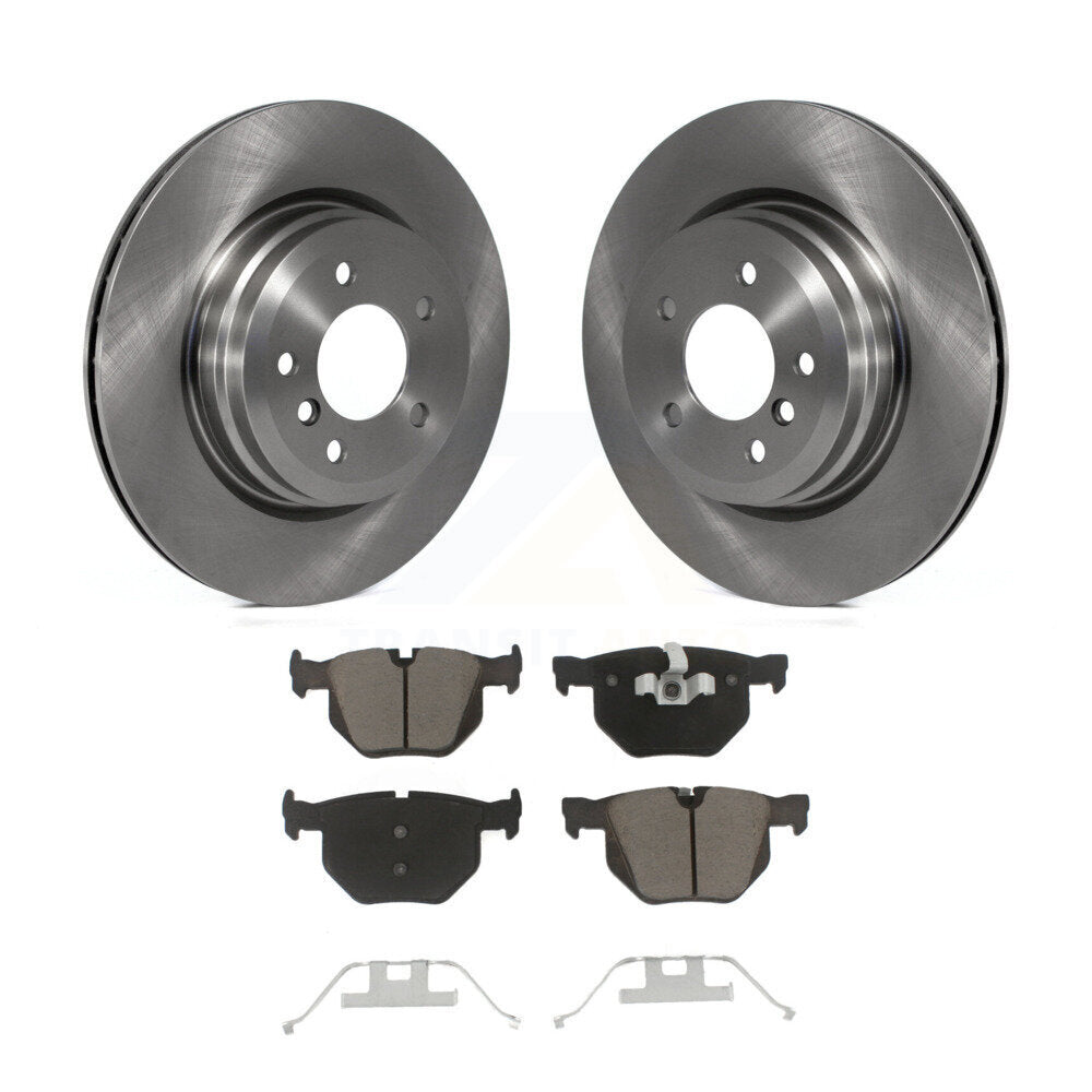 Brake Rotor & Ceramic Pad Rear Kit For BMW X1 335i xDrive 335xi 330i 330xi 335is
