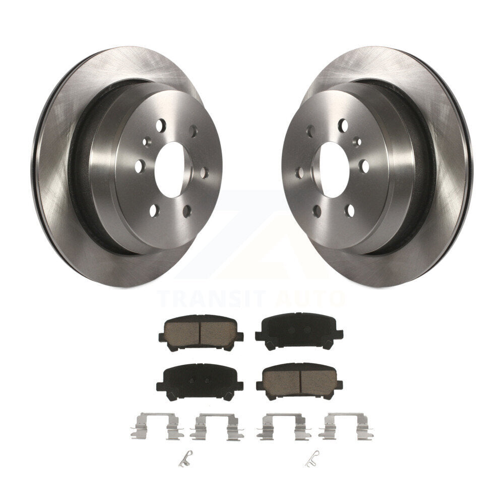 Brake Rotor And Ceramic Pad Rear Kit For 2015-2020 Chevrolet Colorado GMC Canyon