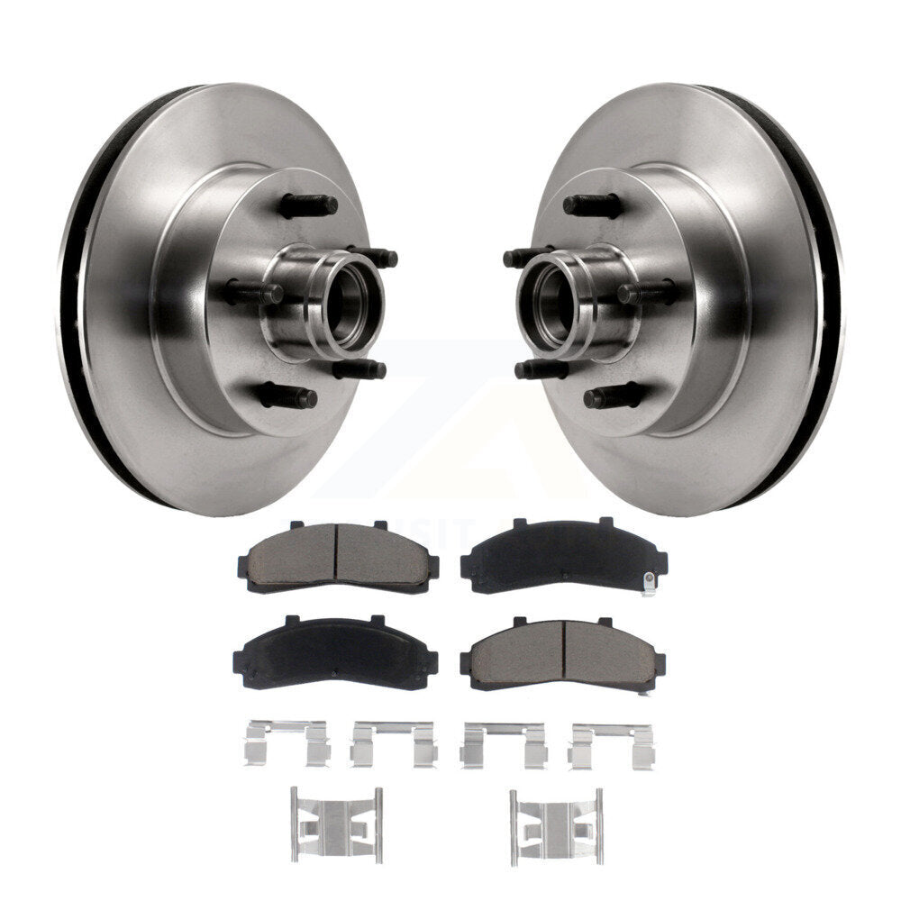 Brake Rotors Ceramic Pad Front Kit For Ford Ranger Mazda B4000 B3000 B2300 B2500