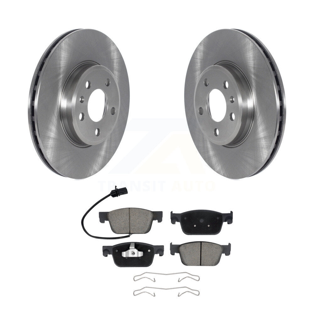 Brake Rotors & Ceramic Pad Front Kit For Audi A4 With 314mm Diameter Rotor
