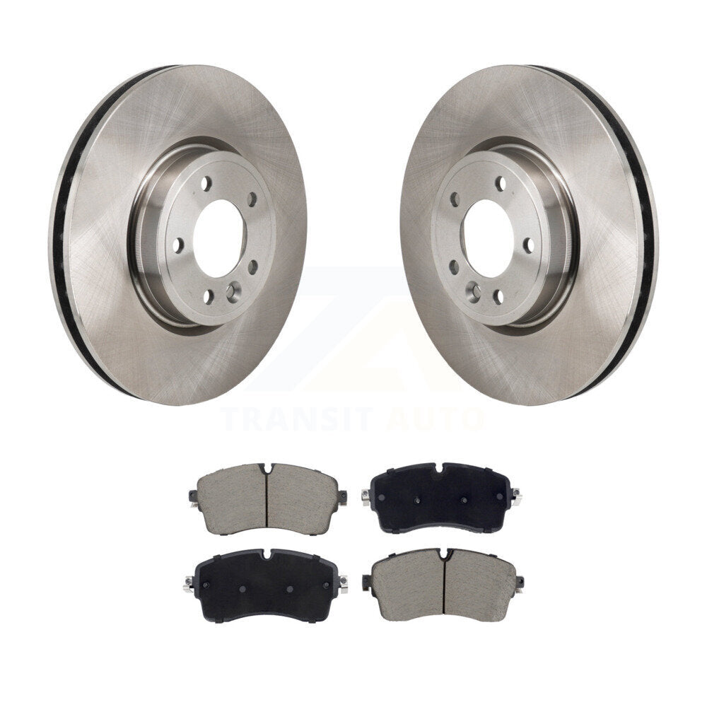 Brake Rotor & Ceramic Pad Front Kit For Land Rover Discovery Range DIESEL engine