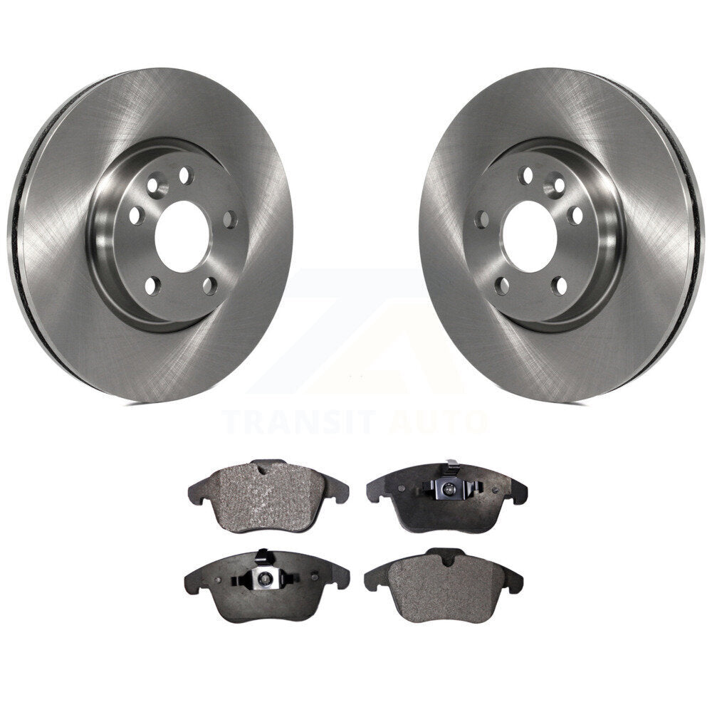 Brake Rotor & Semi-Metallic Pad Front Kit For Volvo Land Rover Range Evoque XC70