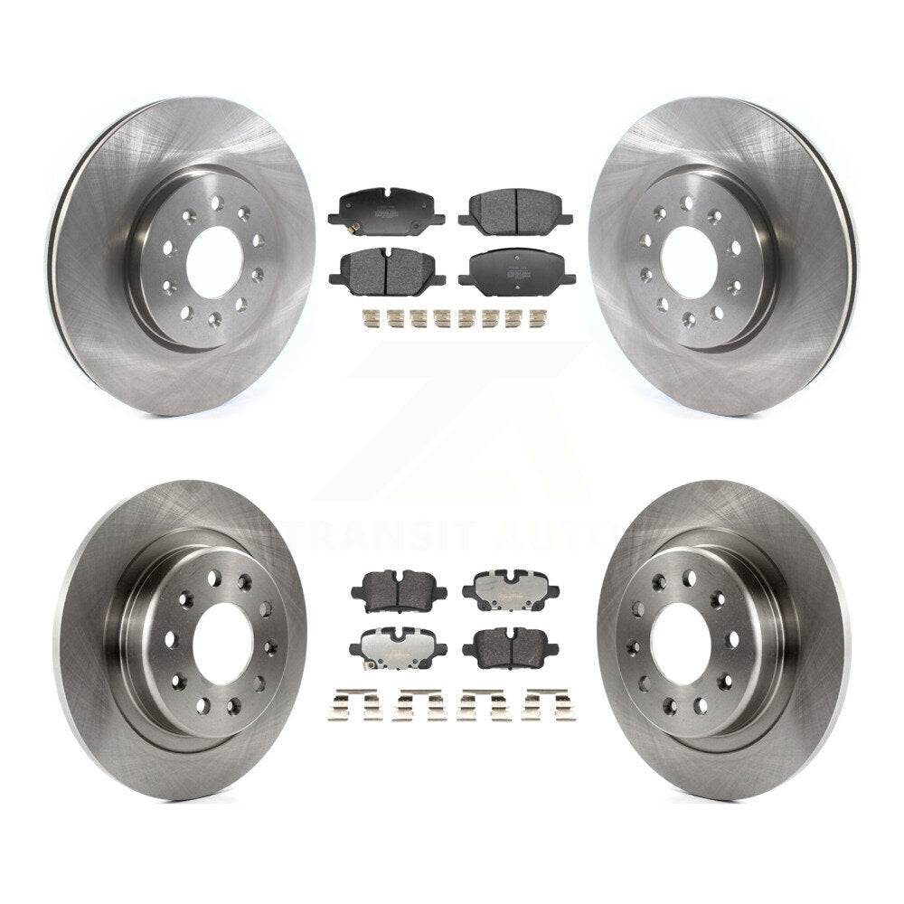 Brake Rotor & Semi-Metallic Pad Front Rear Kit For Chevrolet Equinox GMC Terrain