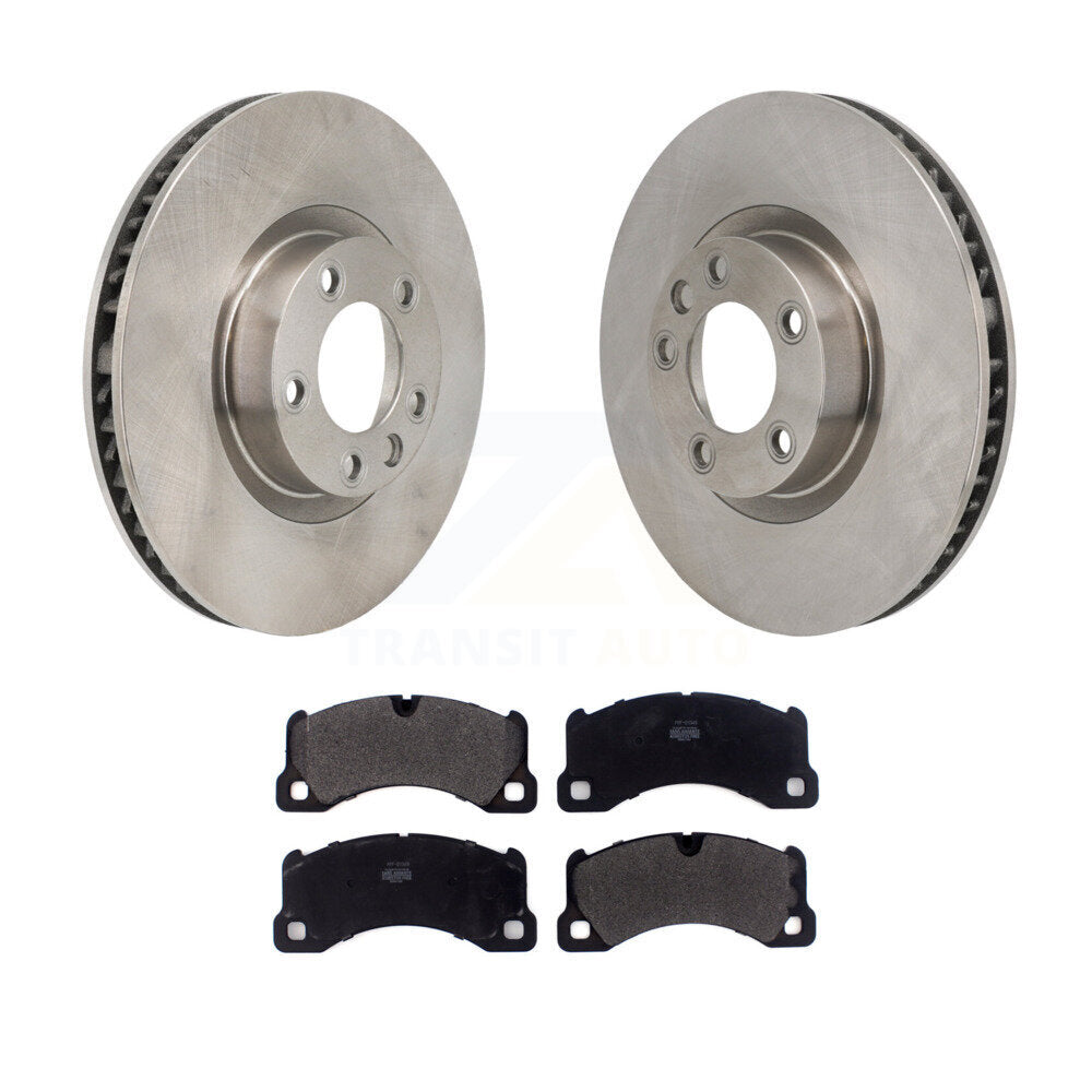 Brake Rotor & Semi-Metallic Pad Front Kit For Volkswagen Touareg Porsche Cayenne