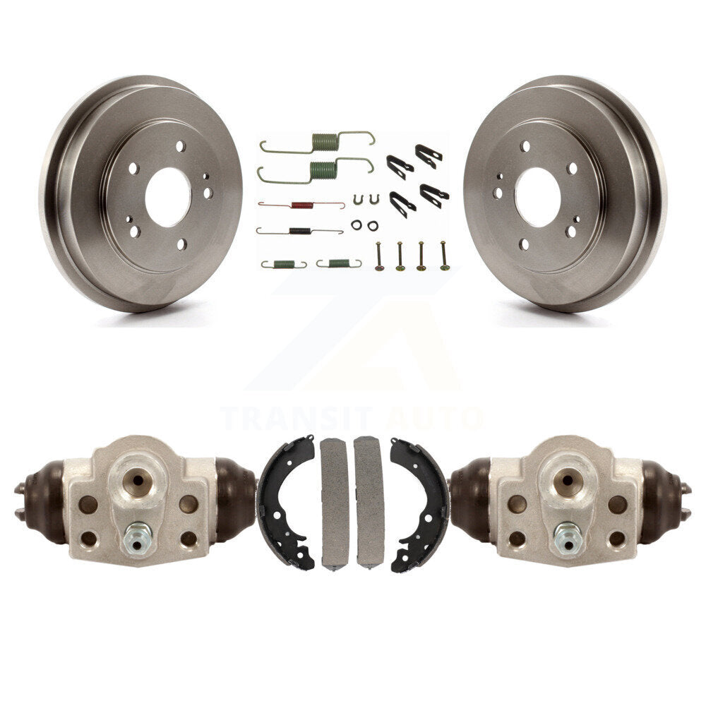 Brake Drum Shoes Spring And Cylinders Rear Kit For Honda Civic