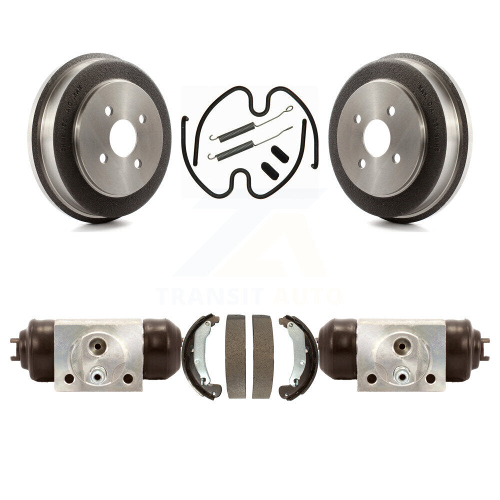 Brake Drum Shoes Spring Cylinder Rear Kit For Chevrolet Cobalt Pontiac G5 Saturn