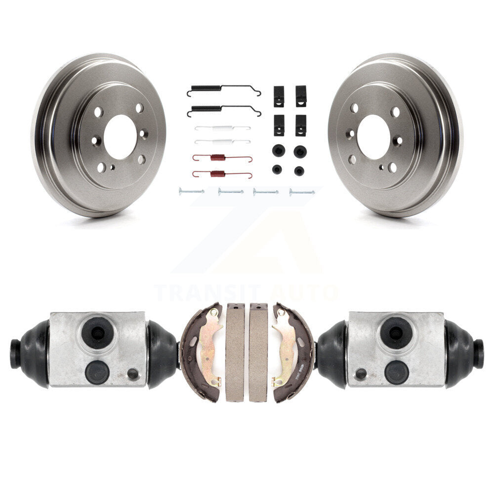 Brake Drum Shoes Spring And Cylinders Rear Kit For Ford Fiesta