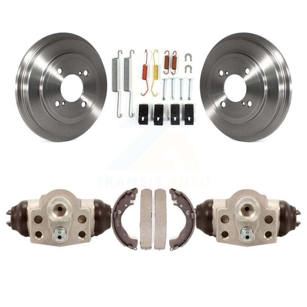Brake Drum Shoes Spring And Cylinders Rear Kit For 2015-2019 Honda Fit