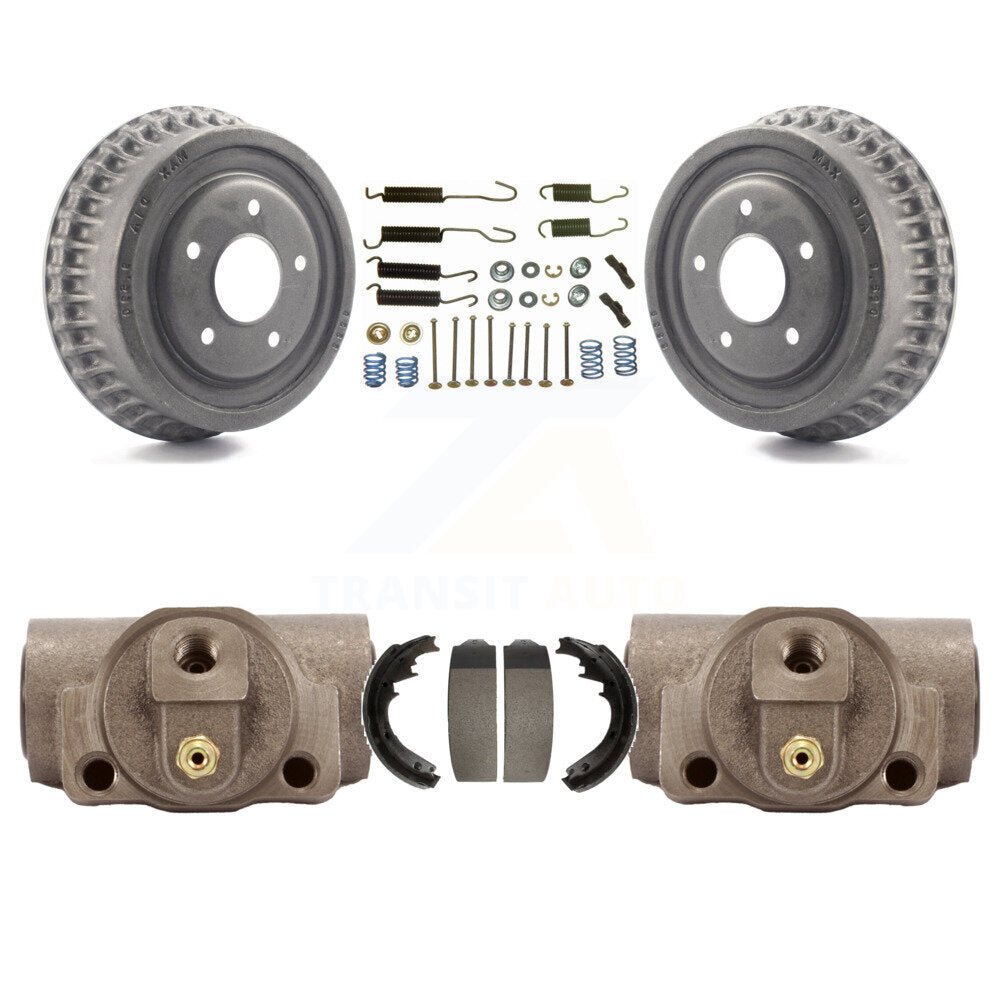 Brake Drum Shoes Spring And Cylinders Rear Kit For 1985-1991 GMC Jimmy