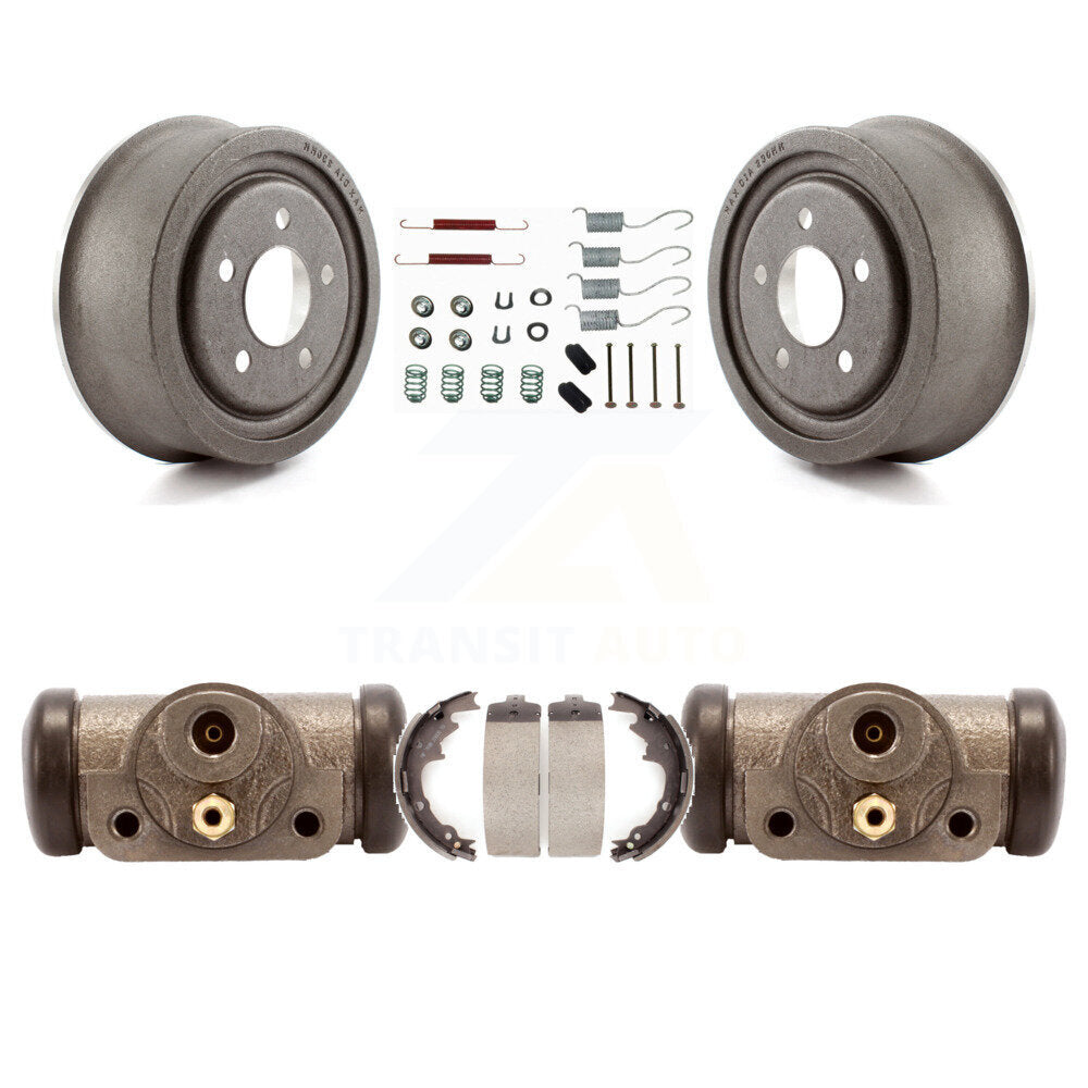Brake Drum Shoes Spring And Cylinders Rear Kit For Jeep Wrangler TJ