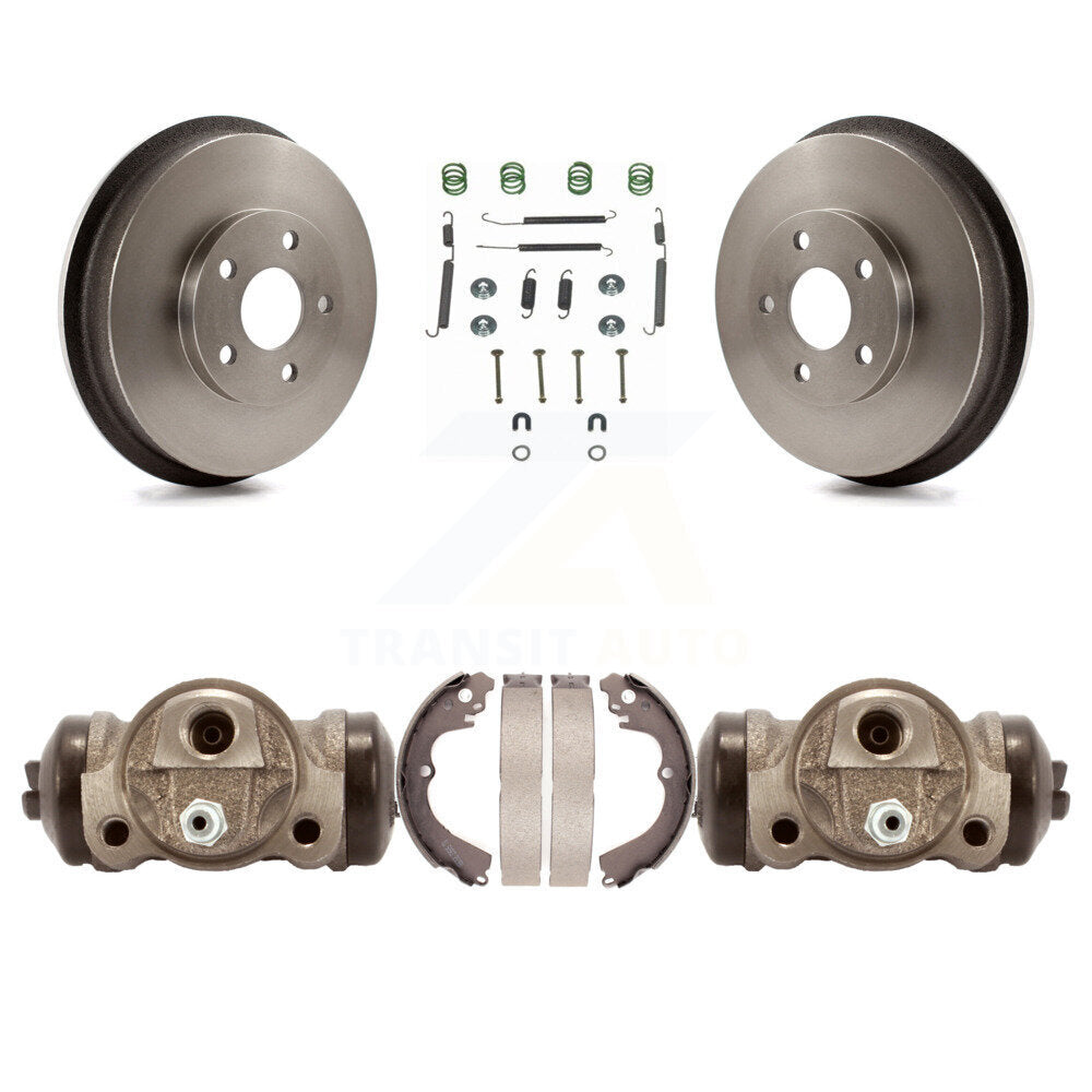 Brake Drum Shoes Spring And Cylinders Rear Kit For Subaru Forester Impreza