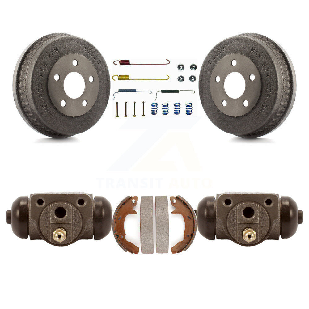 Brake Drum Shoes Spring And Cylinders Rear Kit For Ford Taurus Mercury Sable