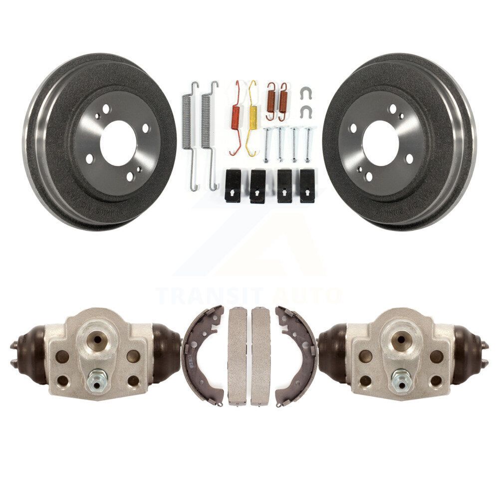 Brake Drum Shoes Spring And Cylinders Rear Kit For Honda Fit