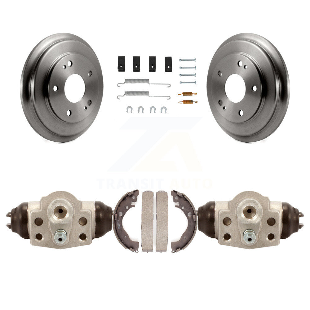 Brake Drum Shoes Spring And Cylinders Rear Kit For Honda Civic