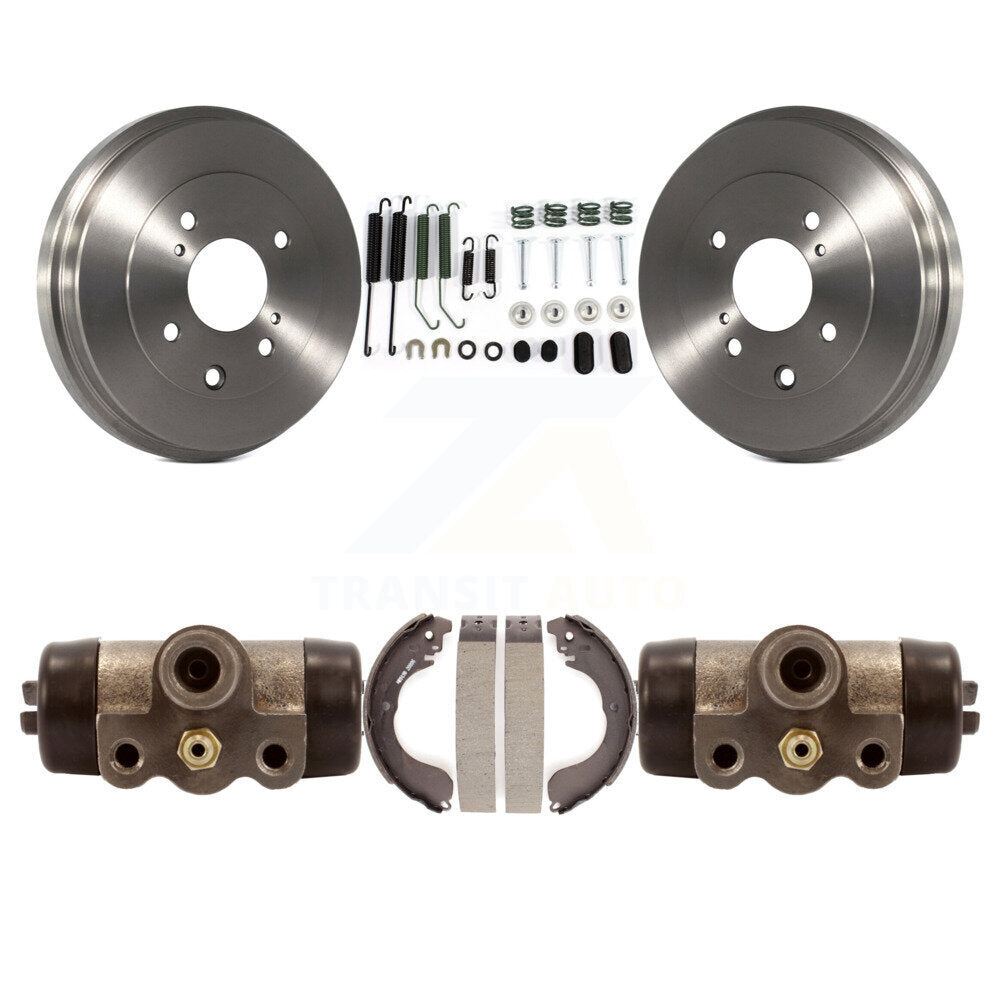 Brake Drum Shoes Spring And Cylinders Rear Kit For Nissan Versa Sentra Cube