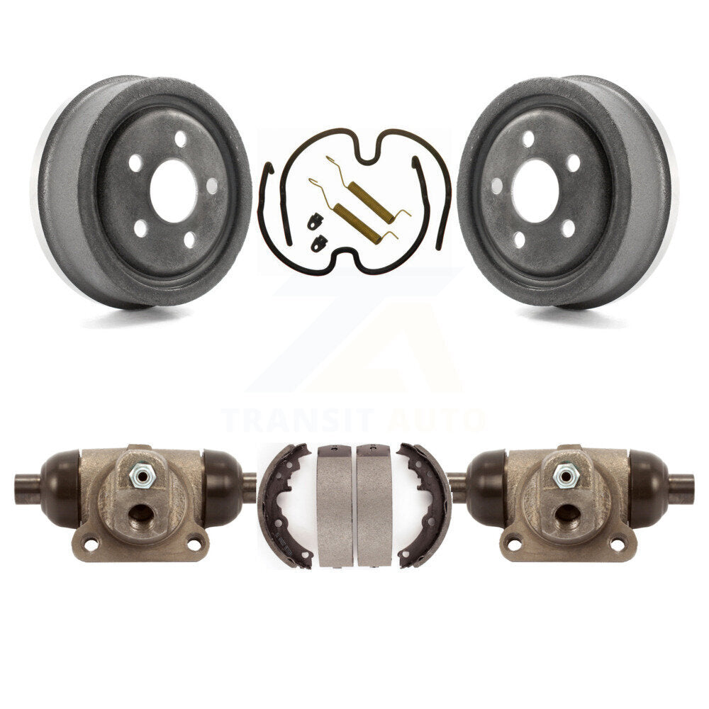 Brake Drum Shoes Spring And Cylinders Rear Kit For Pontiac Sunfire